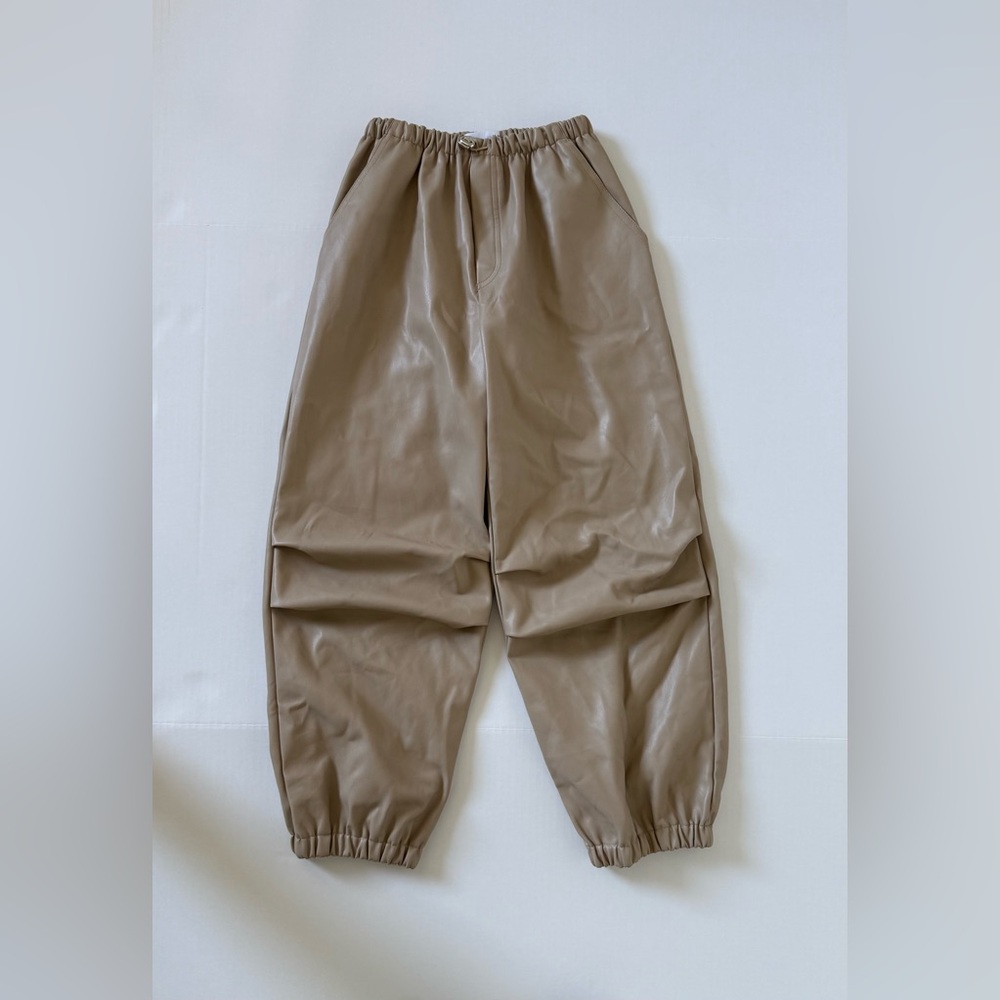 Kids Faux Leather Pants